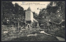 CPA Les Étilleux, Chapelle de l´Ermitage et jardin pittoresque 