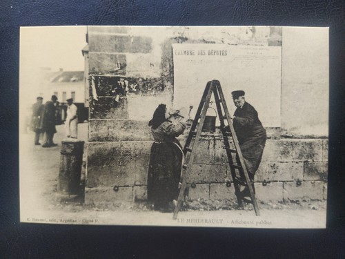 Carte postale merlerault - carte,