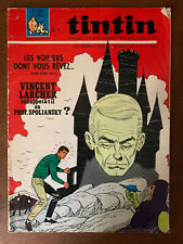 b)TINTIN Magazine n°985 du 7/09/1967; Vincent Larcher