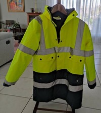 PARKA CHAUDE FLUORESCENTE  POUR LE VELO OU LE SCOOTER - TAILLE XL