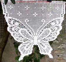 RIDEAU CROCHET FAIT MAIN