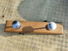 3 ANCIENS PORTE MANTEAUX PATÈRES MÉTAL CHROMÉ LOFT, INDUSTRIEL VINTAGE VESTIAIRE