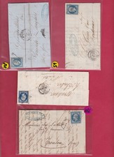 4  enveloppes   timbre n° 14