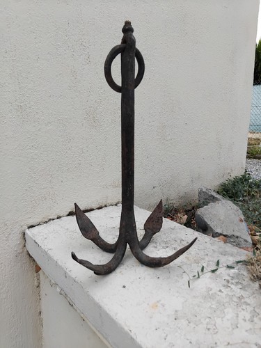 Ancienne ancre marine - ancienne,