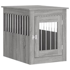 Meuble de cage pour chiens sonoma 55 x 75 x 65 cm gris Helloshop26 02_0043371