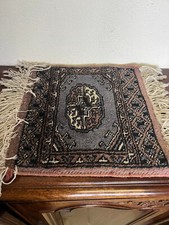 Tapis laine, Pakistan, Boukhara , noué main 36*30 cm
