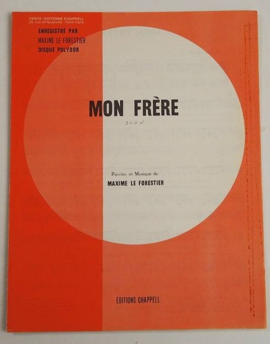 Partition vintage sheet music