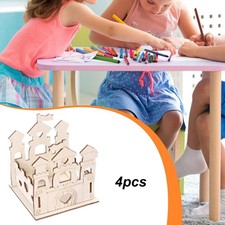 Kit de 4 décorations en bois