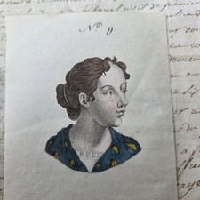 Gravure Ancienne Portrait