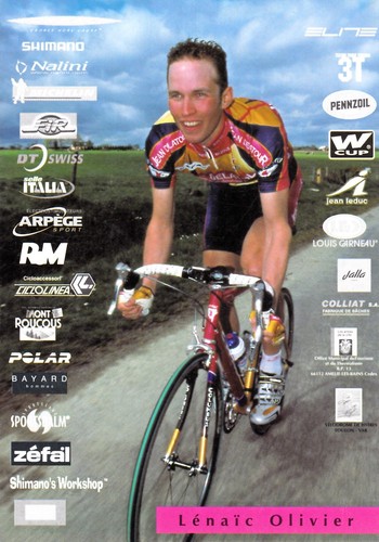 Cyclisme carte cycliste lenaic - cyclisme,