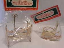 Set of 3 HOLIDAY METAL