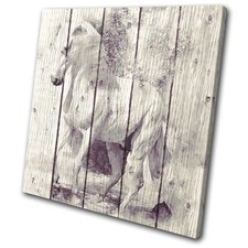 Horse Painting Vintage Animals