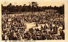 CPA AK ALGERIA Scenes et Types Marché dans le Sud (749540)