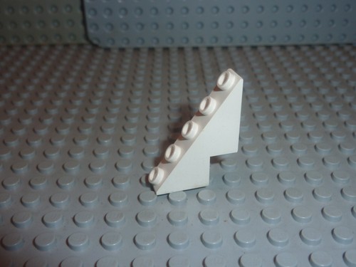 Lego white slope brick ref - slope,