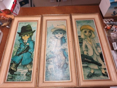 Lot tableaux en bois - de,