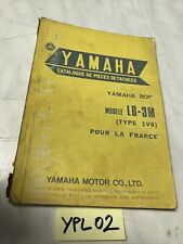 Yamaha BOP LB-3M 1V6 1977 catalogue pièces détachées parts list