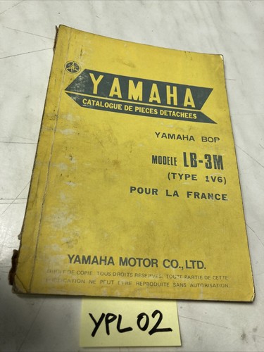 Yamaha bop 1v6 1977 - lb-3m,