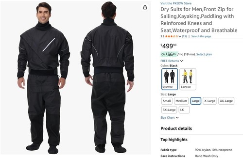 New pkedw dry suit - pkedw,