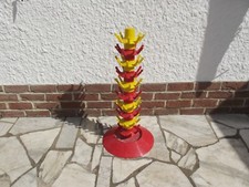 Original porte bouteille - vintage - Hérisson - Plastique ROUGE ET JAUNE  - 1970