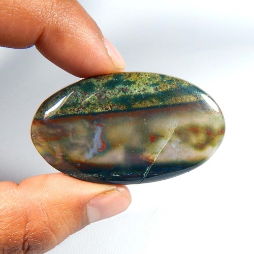 Cabochon pierre sang rouge - de,