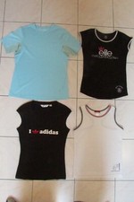Lot 4 t-shirt de sport dont ADIDAS et ELITE taille XS