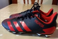 Crampons foot Garçon Adidas Predator Pointure 38 Rouge Noir 20 4 football