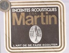 Autocollant. C3. Hi fi. MARTIN