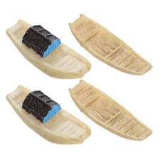  4 Pcs Bateau Miniature