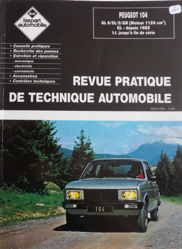 Revue technique automobile rta - technique,