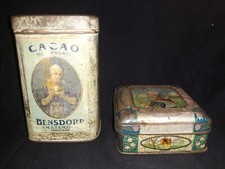 Anciennnes boites en tôle