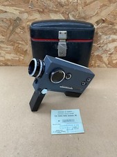 Ancienne Caméra KODAK Instamatic M6 Noir + Malle Transport Cuir Vintage #B746