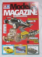 TAMIYA Model MAGAZINE n° 108/Lotus 79/ BT-7 / F40 / X-15A-2 /Befehlsjäger 38