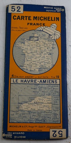 Carte michelin 1929 le - n°,