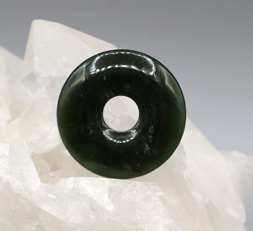 Pendentif donut jade - donut, en