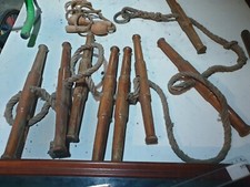 rare Echelle corde et bois Avec Anneau Collection