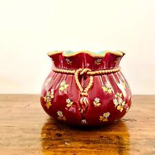 Rare Cache Pot Art Nouveau – Sarreguemines – Début 20ème