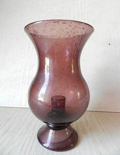 Grand photophore ancien signé - ancien,
