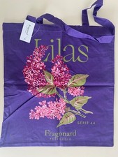 Sac tissu FRAGONARD Lilas série 44 - 2 anses - Neuf