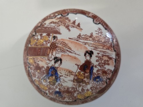 Bonbonniere porcelaine paysage - bonbonniere,