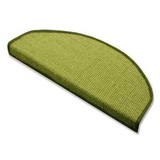 Tapis De Marche En Sisal Premium Protection De Marche Tapis Tissé Demi-Rond Vert