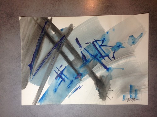 Peinture signée art - peinture,