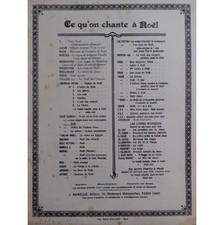 FAURÉ Gabriel Noël d'Enfants Chant Piano ou Orgue 1921