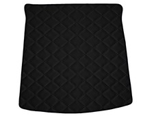 Matelassé Cuir artificiel NOIR Tapis coffre pour Ford SMAX II 5per 2015-…