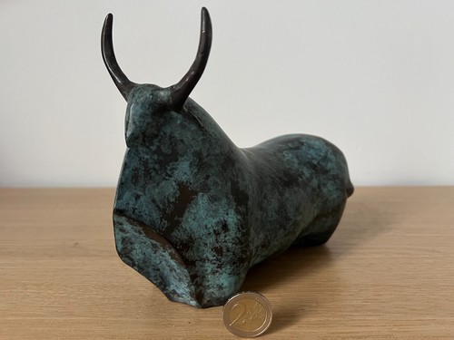 Belle sculpture taureau - sculpture, de