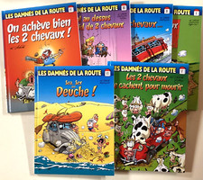 BD Les DAMNES de la ROUTE tomes 1 à 6 Achdé Rodrigue 2 chevaux