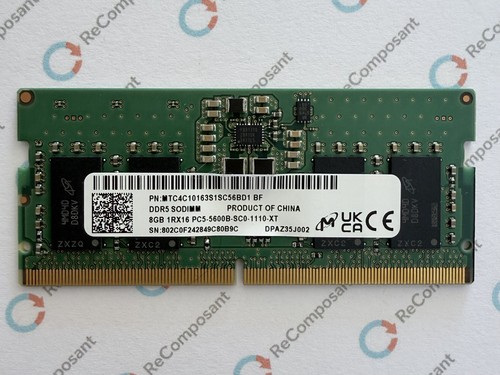 8go ram portable micron - 8go,