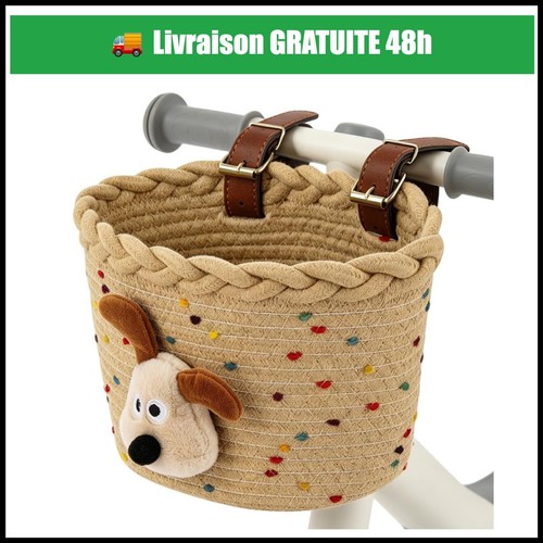 Panier vélo enfant - panier, corde