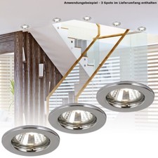 Luminaire Éclairage Kit Spot Encastrable Ensemble D'Éclairage Set Rigide Lumière