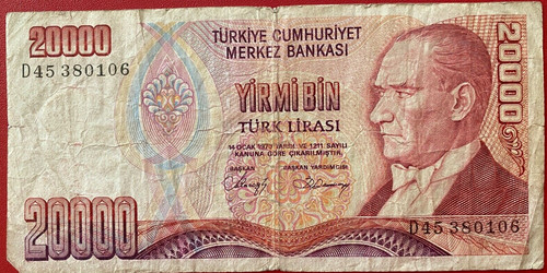 15286 turquie billet - #15286,