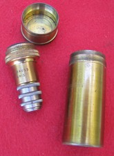 MICROSCOPE ANCIEN LENTILLE OBJECTIF E. KRAUSS PARIS